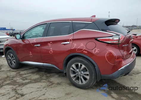 2017 Nissan Murano S z USA, uszkodzony, nr VIN 5N1AZ2MH8HN192039